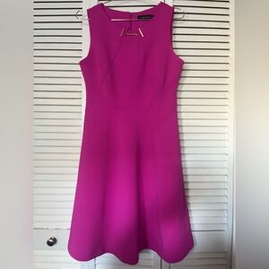 Like new, Ivanka Trump magenta midi dress